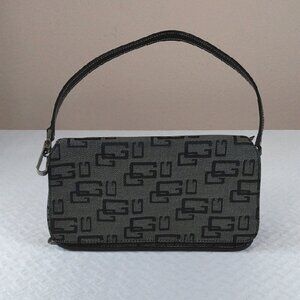 Guess Black and Gray Handbag 10"W 6"H EUC Rarely Used